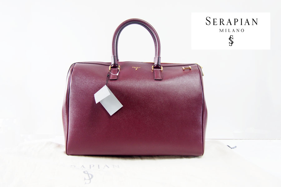 【Sold Out】セラピアン｜Serapian Milano｜2WAYオレッキア ボストンバッグ