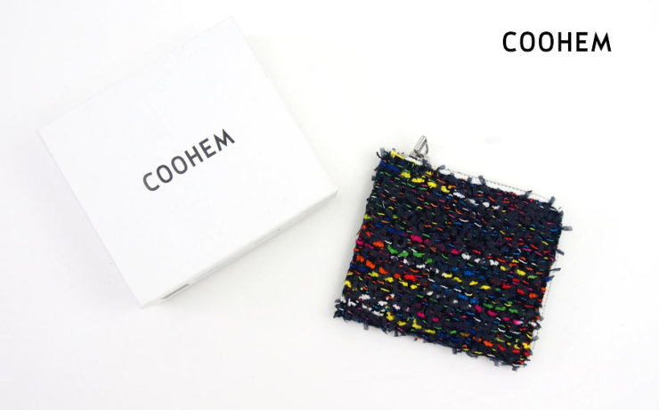 ＜コーヘン｜COOHEM＞ツイードウォレットネイビーイメージ01