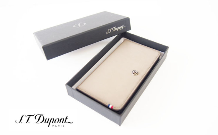 エス・テー・デュポン｜S.T. Dupont｜フォン｜スマホ｜レザーケース｜ラインD｜180743｜Samsung Galaxy S5｜ベージュイメージ01
