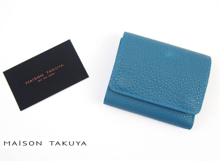 メゾンタクヤ｜MAISON TAKUYA｜小銭入れ付三つ折り財布｜WX Wallet