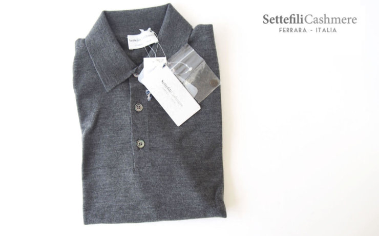 セッテフィーリ カシミヤ｜Settefili Cashmere｜ウールニットポロ｜46 イメージ01