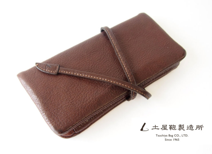 【Sold Out】【中古】土屋鞄製造所｜TSUCHIYA KABAN｜トーンオイルヌメ ループロングウォレット｜こげ茶｜TO1623DB