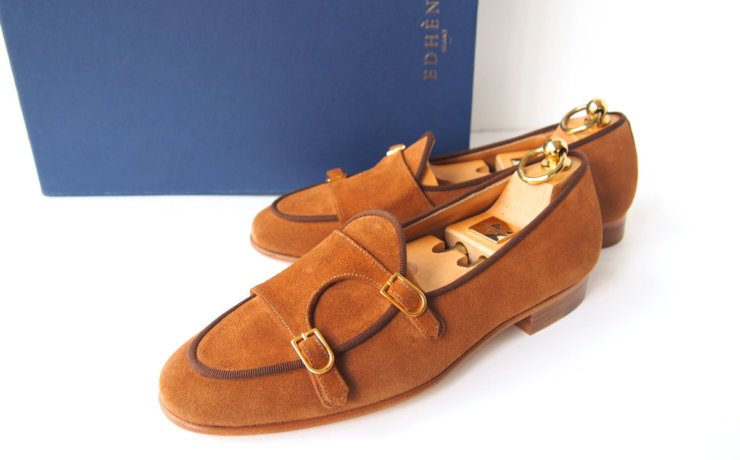 エデン｜EDHEN MILANO｜ダブルモンクストラップスリッポン｜スエード｜BRERAイメージ01
