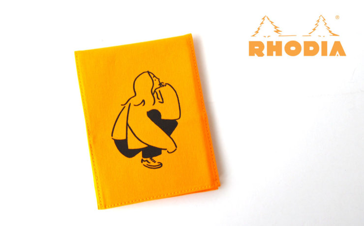 ロディア｜RHODIA｜ロフト限定　RHODIA×Yu Nagaba｜ブロックロディアＮｏ．１３＆カバー|イエロー(ガール)イメージ01