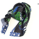 manipuri マニプリ シルクスカーフ ダークグリーン 深緑 manipuri - ☆新品☆manipuri マニプリ シルクスカーフ65
