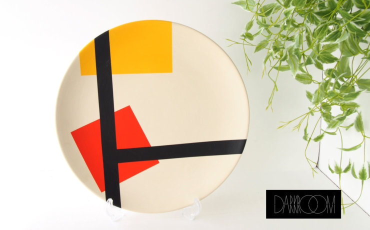 ダークルーム ロンドン｜DARKROOM LONDON｜オーナメントプレート｜飾り皿｜デザイン｜アート｜STOLEN FROM DE STIJL｜PLATE#8イメージ01