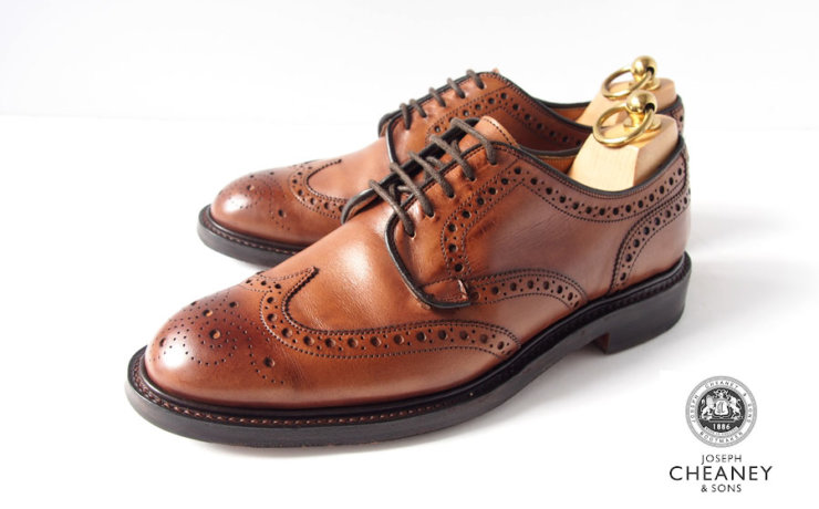 【中古】ジョセフチーニー｜JOSEPH　CHEANEY｜フルブローグ｜HAVELOCK｜5｜ブラウンイメージ01