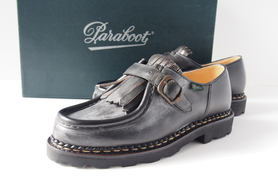 パラブーツ｜Paraboot｜NYONS｜ニョン｜キルト付きストラップレザー