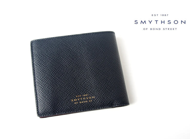 スマイソン｜SMYTHSON｜パナマコレクション｜カードコインパース｜ネイビー