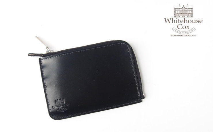 ホワイトハウスコックス｜WHITEHOUSE COX｜三越銀座店限定｜ブライドルレザーＬジップスリム財布｜S1939｜ブラックイメージ01