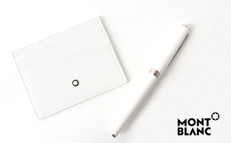 モンブラン｜MONTBLANC｜PIXボールペン×サルトリアル ポケットホルダー 6ccセット｜ホワイトイメージ01