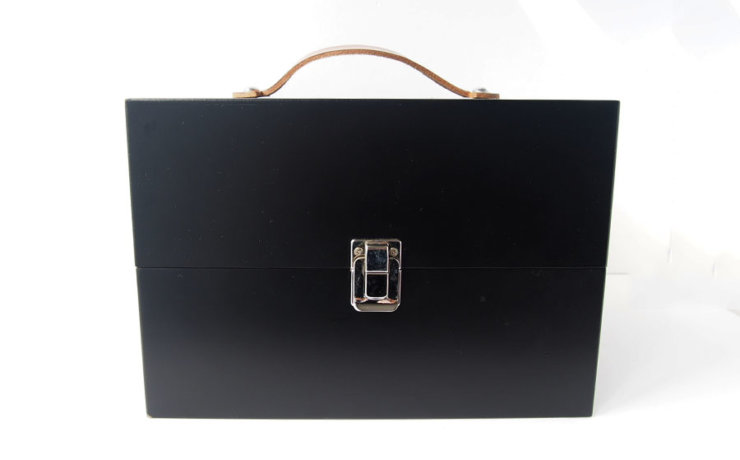 サフィール｜SAPHIR｜シューケアウッドボックス｜靴磨きブラシ収納ボックス【木箱のみの単品販売】イメージ01
