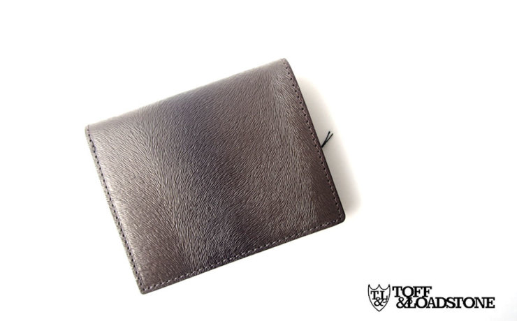 トフアンドロードストン｜toffandloadstone｜２つ折り財布｜ミニウォレット｜ミンク型押しレザー｜Mini wallet Mink｜TMA-046イメージ01