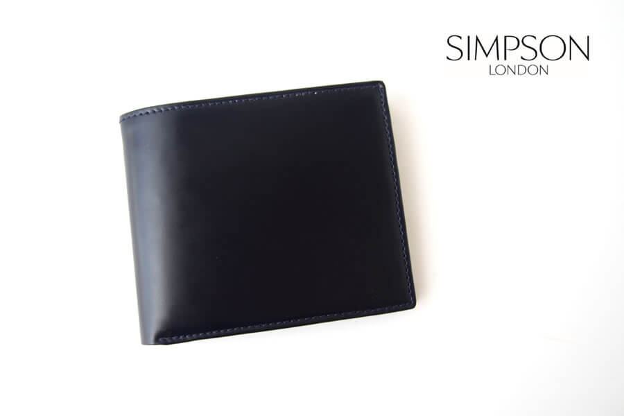 Sold Out】シンプソン ロンドン｜SIMPSON LONDON｜小銭入れ付き2つ折り