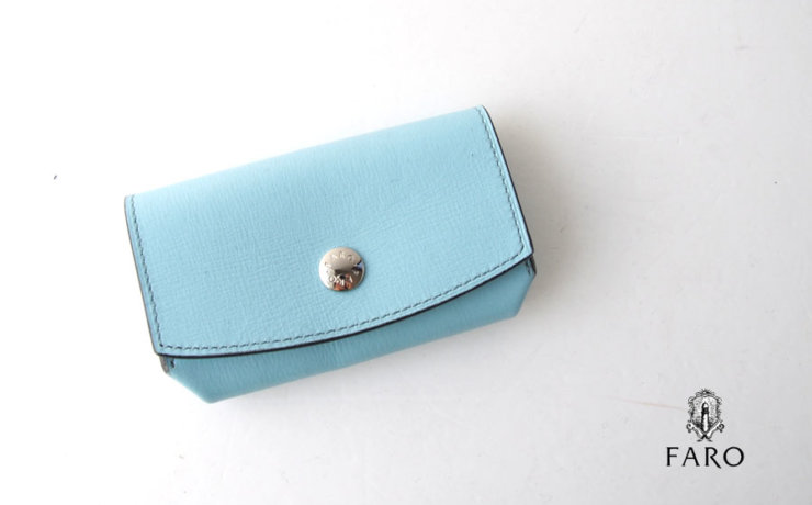 ファーロ｜FARO｜コインケース｜FIN-CALF｜サックスブルーイメージ01