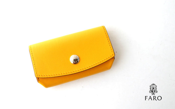 ファーロ｜FARO｜コインケース｜FIN-CALF｜イエローイメージ01