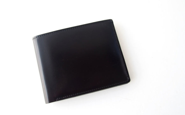モリヤ｜moriya｜コードバン折財布｜ブラックイメージ01