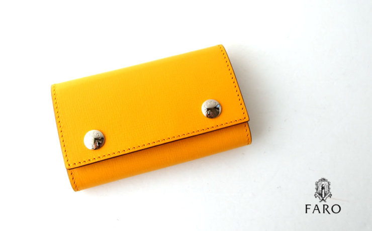 ファーロ｜FARO｜キーケース｜ROE FIN-CALF｜FRO310228｜イエローイメージ01