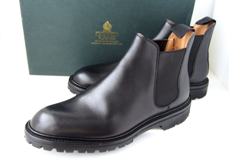 ベルルッティCrockett ＆ Jones ハンドグレード サイドゴア 10万