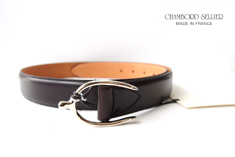 Sold Out】シャンボールセリエ｜CHAMBORD SELLIER｜カーフレザーベルト