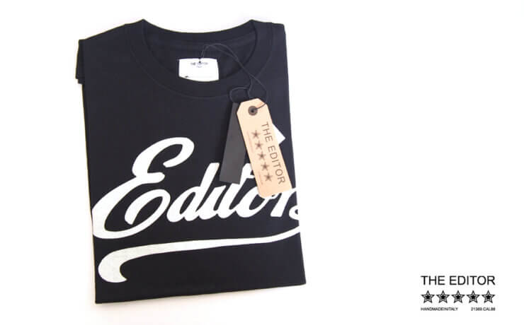 エディター｜THE EDITOR｜ロゴプリントTシャツ｜M｜ブラックイメージ01