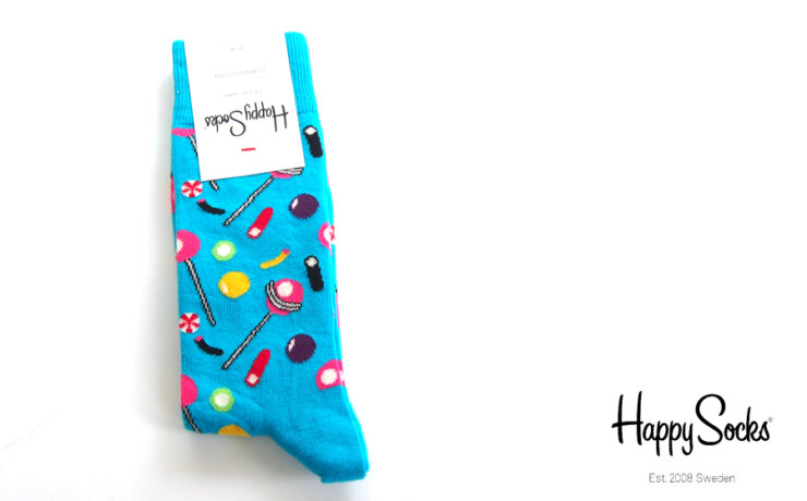 ハッピーソックス｜happy socks｜クルー丈カジュアルソックス｜キャンディ柄｜CANDY｜10117020イメージ01