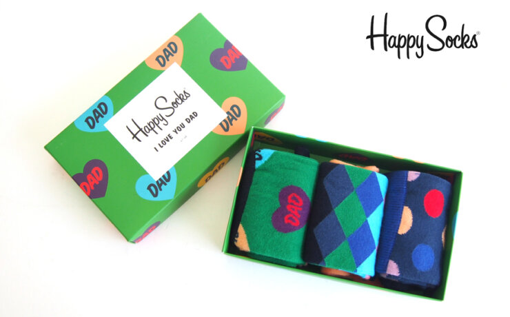 ハッピーソックス｜happy socks｜ギフトボックス 3足組｜Father's Day Gift Box 3-packイメージ01