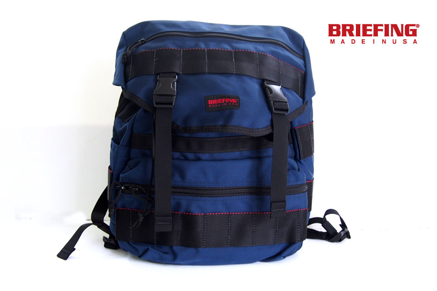 【BRIEFING】SIMPLE FLAP MIDNIGHT バックパック