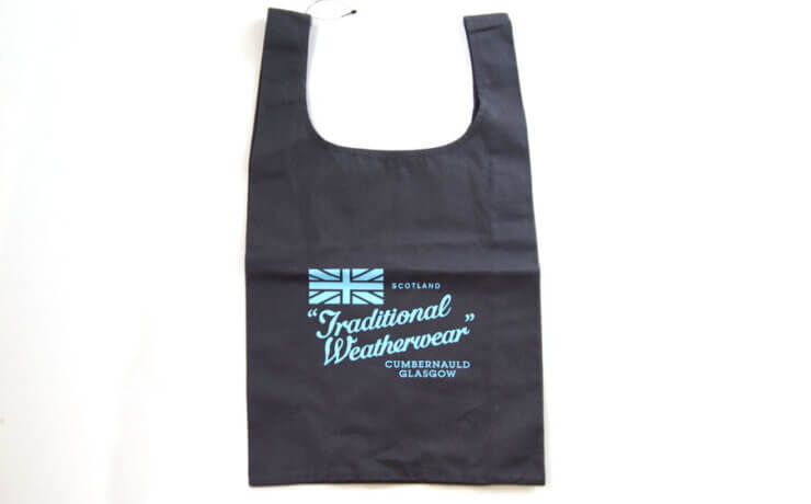 トラディショナルウェザーウェア｜Traditional Weatherwear｜エコバッグ｜marche BAG mini WOMEN バッグ｜グレイ×ブルーイメージ01