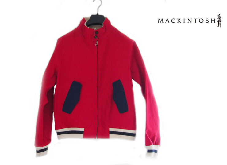 【Sold Out】マッキントッシュ｜MACKINTOSH×MAISON KITSUNEコラボ｜ゴム引きコットンスイングトップ｜デッドストック