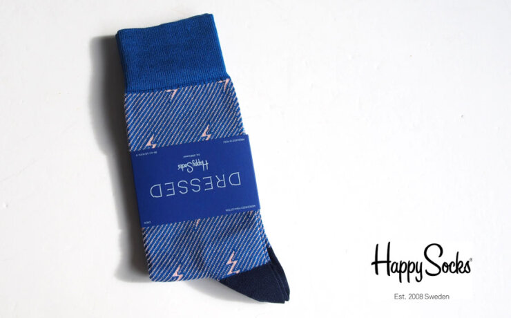 ハッピーソックス｜happy socks｜クルー丈ソックス｜DRESSED FLASH SOCKS｜10213017イメージ01