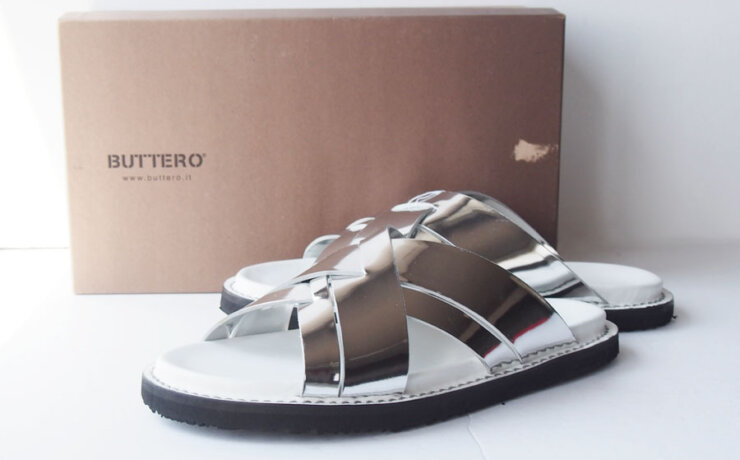 ブッテロ｜BUTTERO｜クロスデザインサンダル｜B6871｜vibramソールイメージ01
