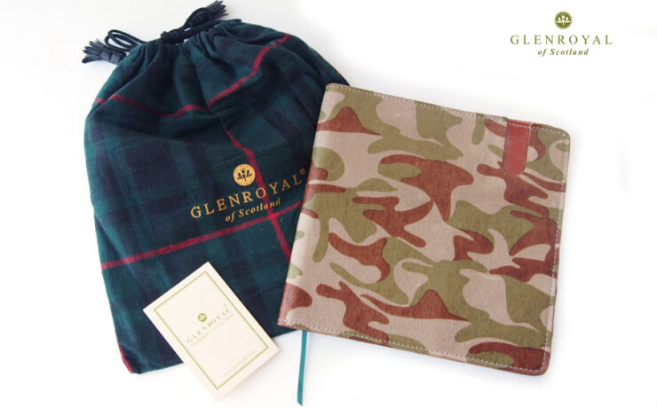 グレンロイヤル｜GLENROYAL｜クオバディスEXSECTIVE NOTE用手帳カバー｜カモフラ柄イメージ01