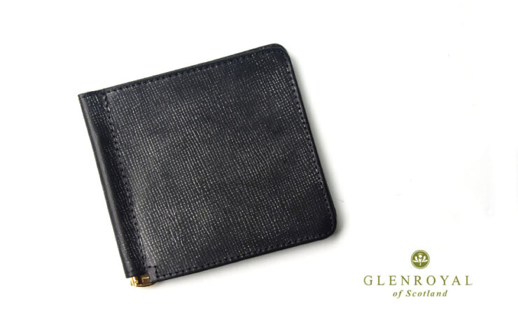 グレンロイヤル｜GLENROYAL｜スモールマネークリップ｜SMALL MONEY CLIP｜レイクランドブライドル｜03-5930｜ブラックイメージ01