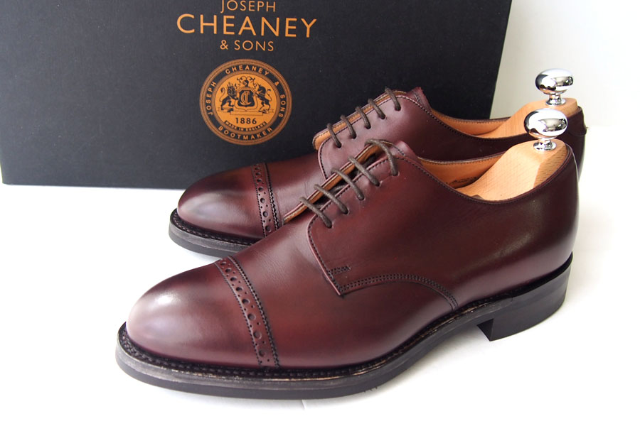Sold Out】ジョセフチーニー｜JOSEPH CHEANEY｜パンチドキャップトゥ 