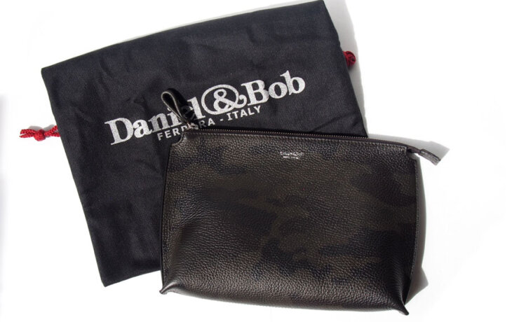 ダニエル&ボブ｜Daniel&Bob｜シュリンクレザーカモフラージュミニクラッチバッグ｜U457.27イメージ01