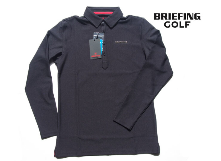 【Sold Out】ブリーフィング｜BRIEFING｜ゴルフメンズ長袖ベーシックポロシャツ｜BRG213M21-010｜M