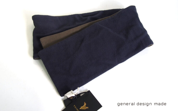 ジェネラルデザインメイド｜general design made｜リバーシブルダウンマフラー｜THINDOWN MUFFLER｜カーキイメージ01