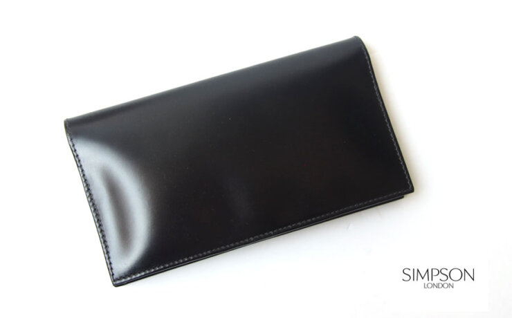シンプソンロンドン｜SIMPSON LONDON｜長財布｜ブライドルレザー｜ブラックイメージ01