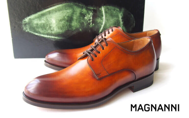 マグナーニ｜MAGNANNI｜プレーントゥダービー｜LEON｜コニャック｜38イメージ01