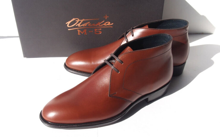 大塚製靴｜OTSUKA｜OTSUKA ＋M5（プラスエムファイブ）｜レザーシューズ｜チャッカブーツ｜M5-504｜24.5イメージ01