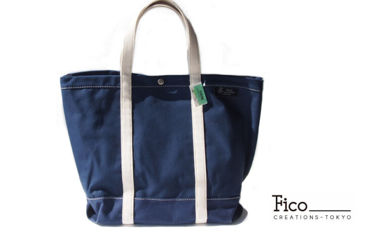 フィ―コ｜fico｜キャンバストートバッグ｜Fico prodotto di GANZO｜ネイビーイメージ01