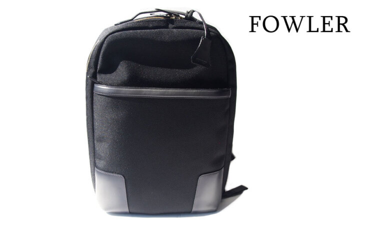 ファウラー｜FOWLER｜ナイロンレザーバッグパック｜リュックサック｜ブラックグレイイメージ01