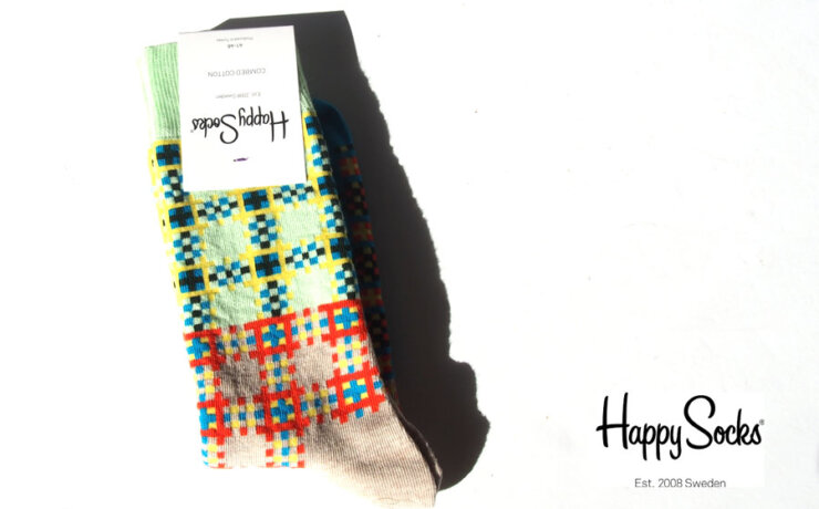 ハッピーソックス｜happy socks｜クルー丈チェック柄カジュアルソックス｜Tartan Square Sock｜10117085｜51イメージ01