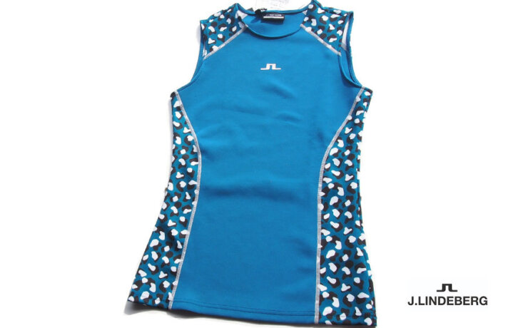 ジェイリンドバーグ｜J.LINDEBERG｜レディース｜ノースリーブトップス｜訳あり｜Mirit Animal Print Sleeveless Golf Top｜36イメージ01
