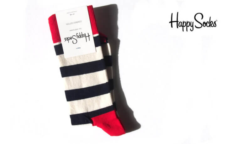 ハッピーソックス｜happy socks｜クルー丈カジュアルソックス｜Stripe Sock｜10110004イメージ01