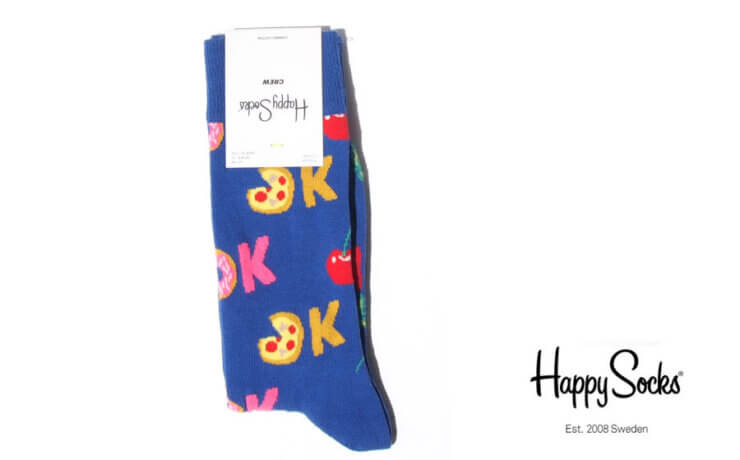 ハッピーソックス｜happy socks｜クルー丈カジュアルソックス｜Its Ok Sock｜10211059｜65イメージ01