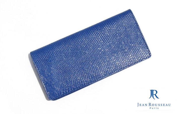 ジャンルソー｜JEAN ROUSSEAU｜リザード長財布｜ブルーイメージ01