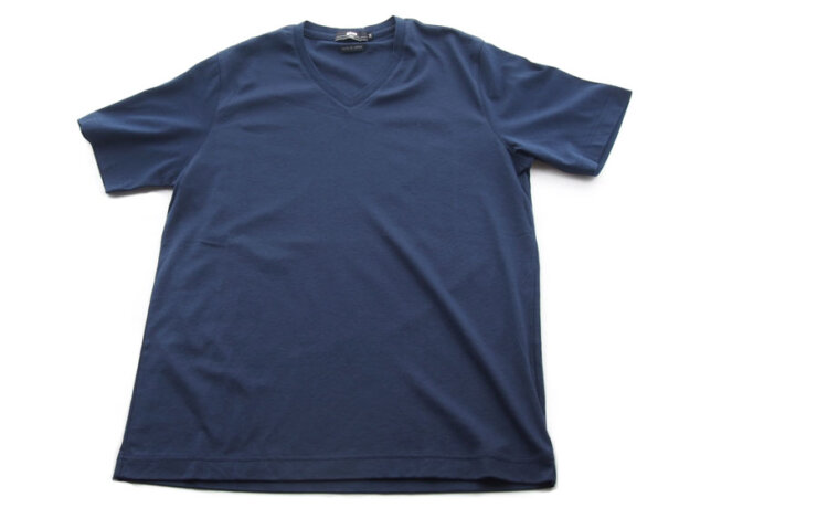 ジム｜gim｜Vネック半袖Tシャツ｜02290130｜M｜ネイビーイメージ01