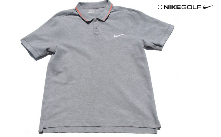 【中古】ナイキ　ゴルフ｜Nike｜鹿の子半袖ポロシャツ｜ドライフィット｜Lイメージ01